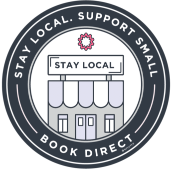 , Stay Local Badge, Odysys